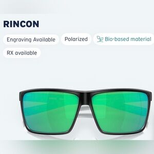 Costa Rincon men’s Square sunglasses New no scratches